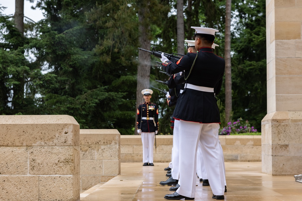 1st MARDIV Marines participate in Aisne-Marne Belleau Wood Ceremony 2025