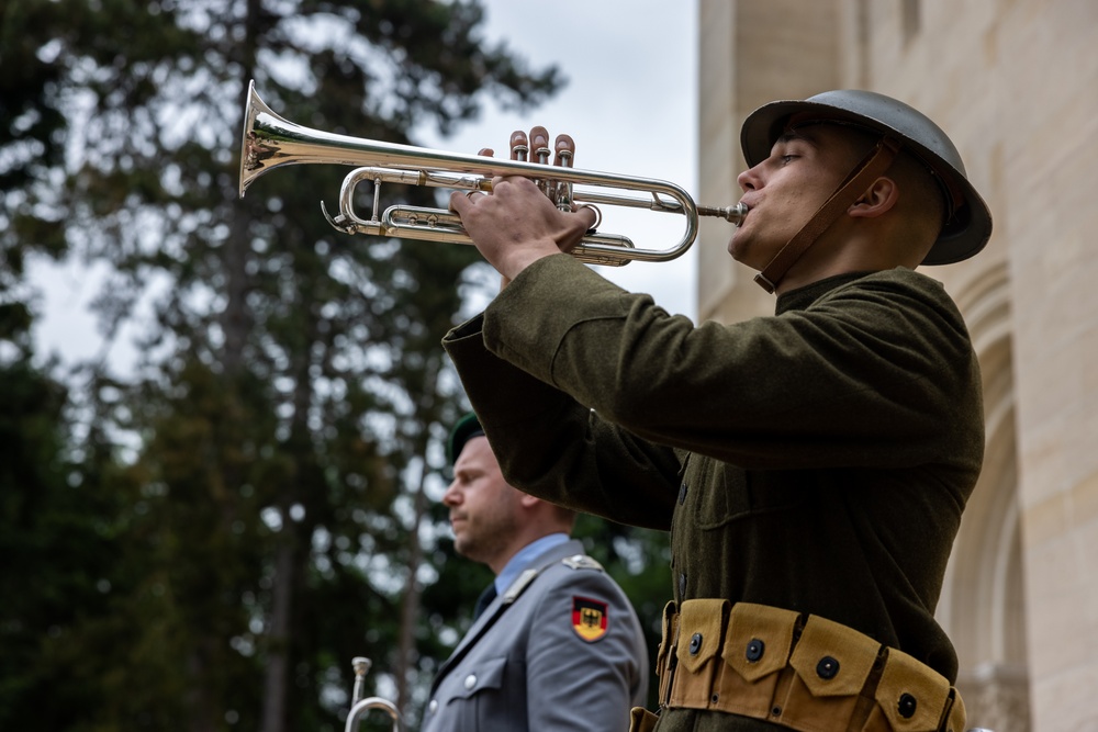 1st MARDIV Marines participate in Aisne-Marne Belleau Wood Ceremony 2025