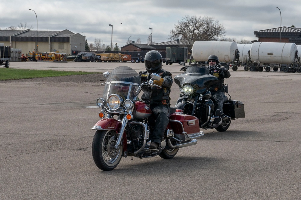 Grand Forks AFB holds third annual motorcycle safety ride