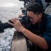 USS Sterett conducts operations in the U.S. Central Command area of responsibility as part of the Carl Vinson Carrier Strike Group