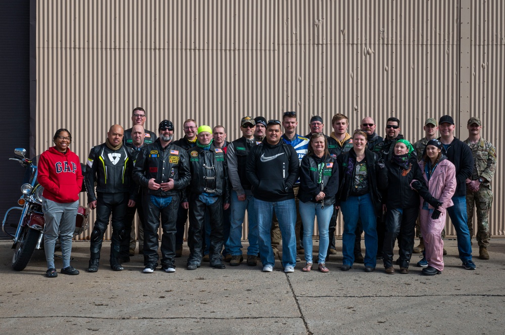 Grand Forks AFB holds third annual motorcycle safety ride