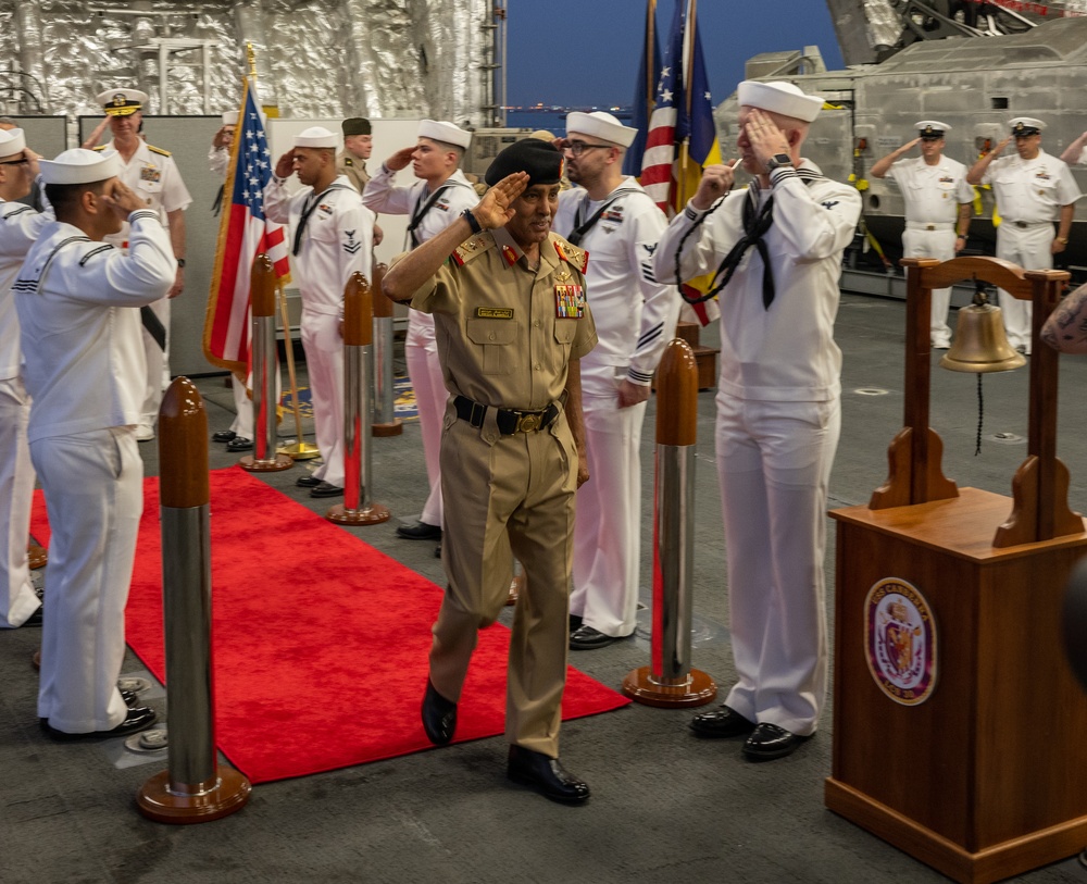 USS Canberra Arrives In Bahrain