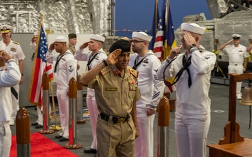 USS Canberra Arrives In Bahrain