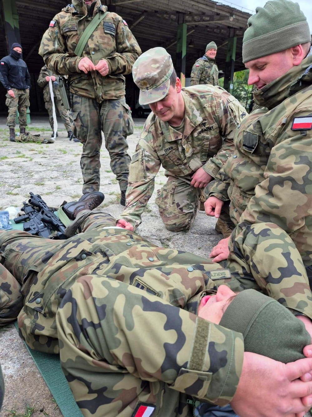 U.S. Army and Polish Territorial Defense Forces Conduct Joint Medical Training Exercise