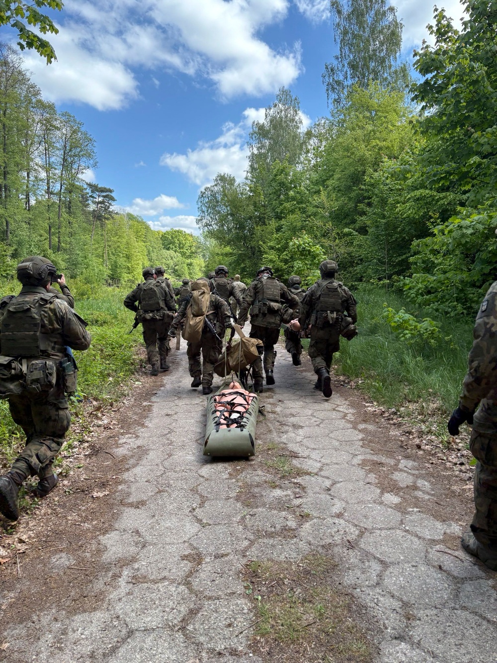 U.S. Army and Polish Territorial Defense Forces Conduct Joint Medical Training Exercise