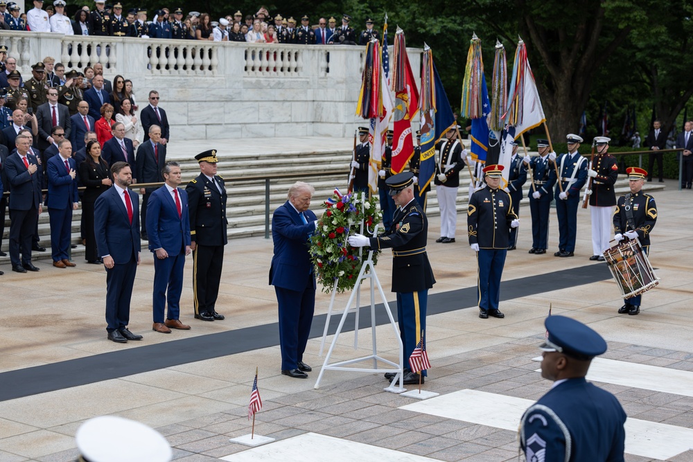National Memorial Day Observance in Arlington National Cemetery