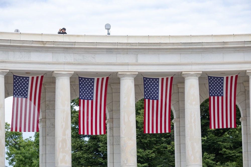 National Memorial Day Observance in Arlington National Cemetery