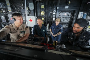 Eagle Rota Newscast, Unmanned Surface Vessel transits Strait of Hormuz with U.S. Coast Guard