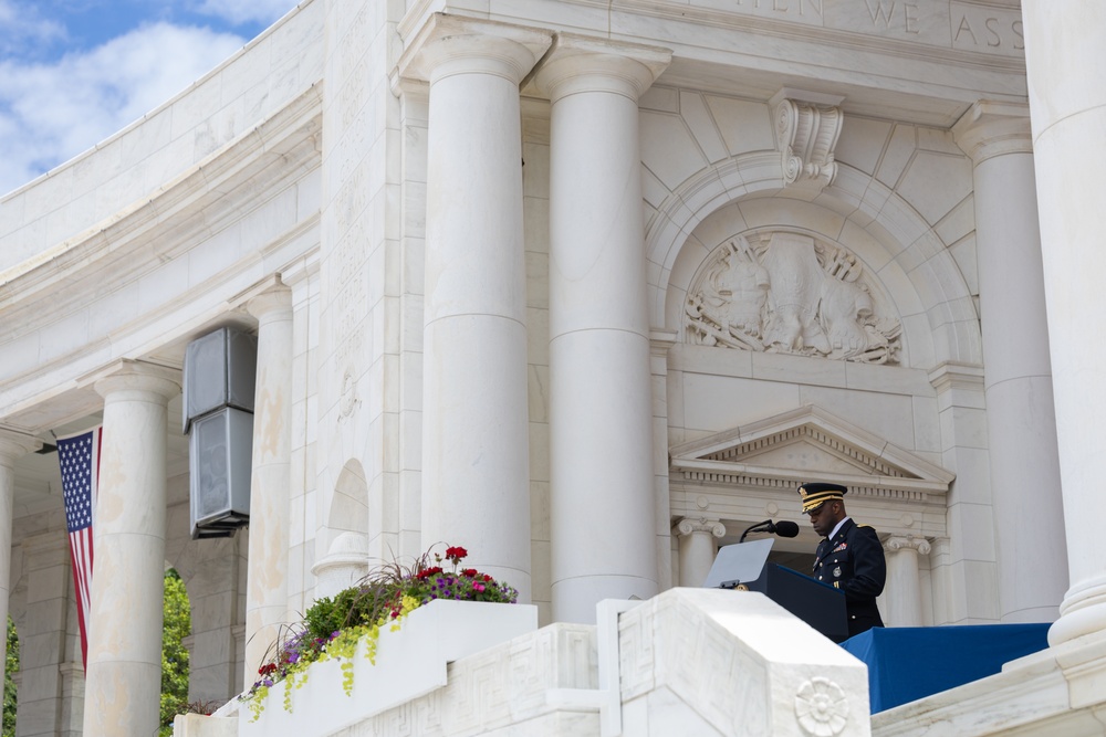 National Memorial Day Observance in Arlington National Cemetery