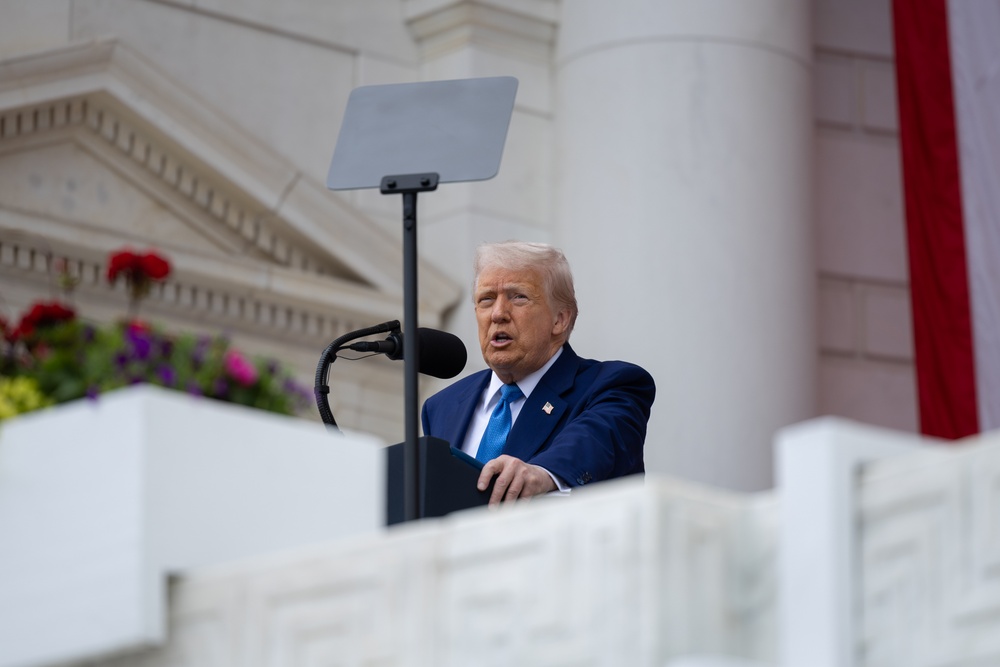 National Memorial Day Observance in Arlington National Cemetery