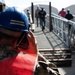 USS John C. Stennis (CVN 74) Sailor mans the Quarterdeck