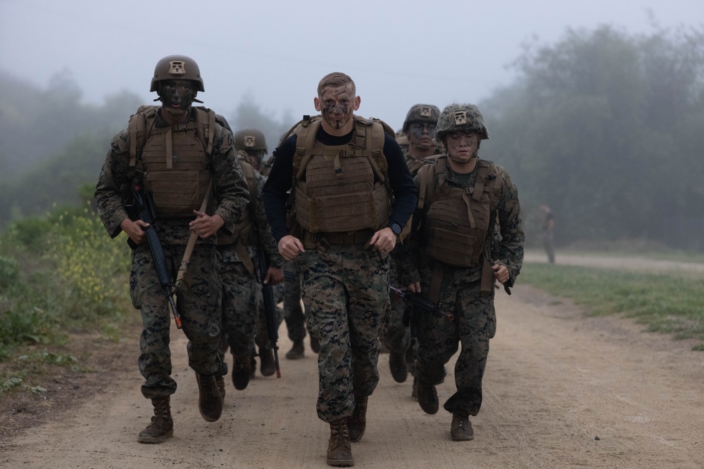 Marines with Martial Arts Instructor Course 79-25 participate in culminating event