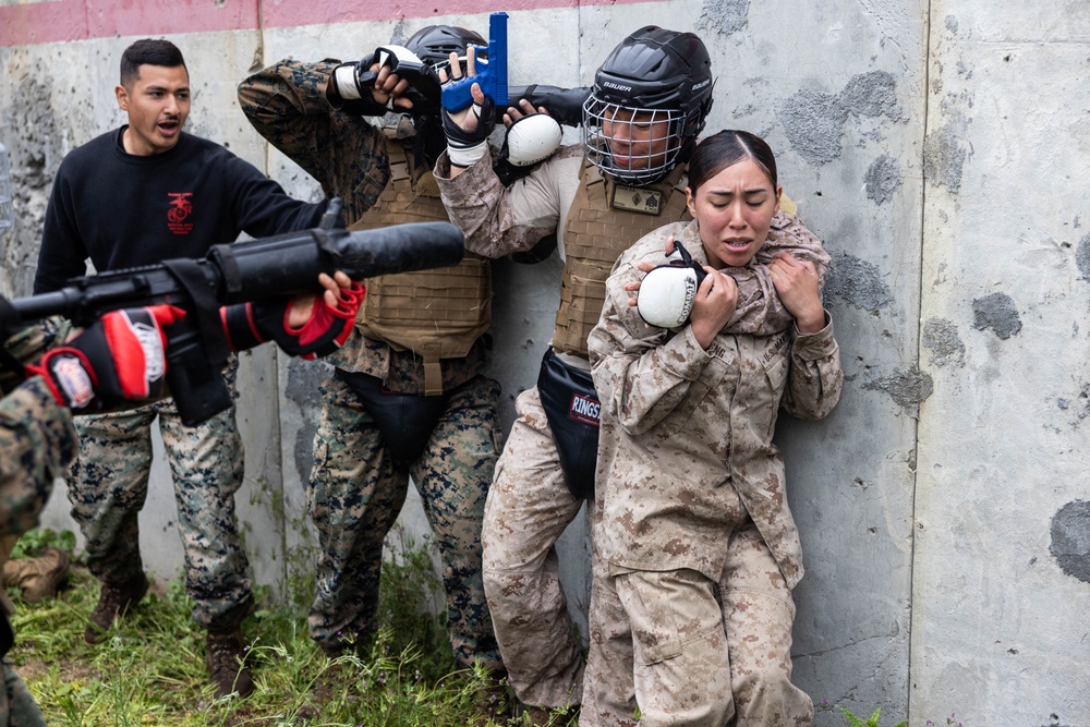 Marines with Martial Arts Instructor Course 79-25 participate in culminating event