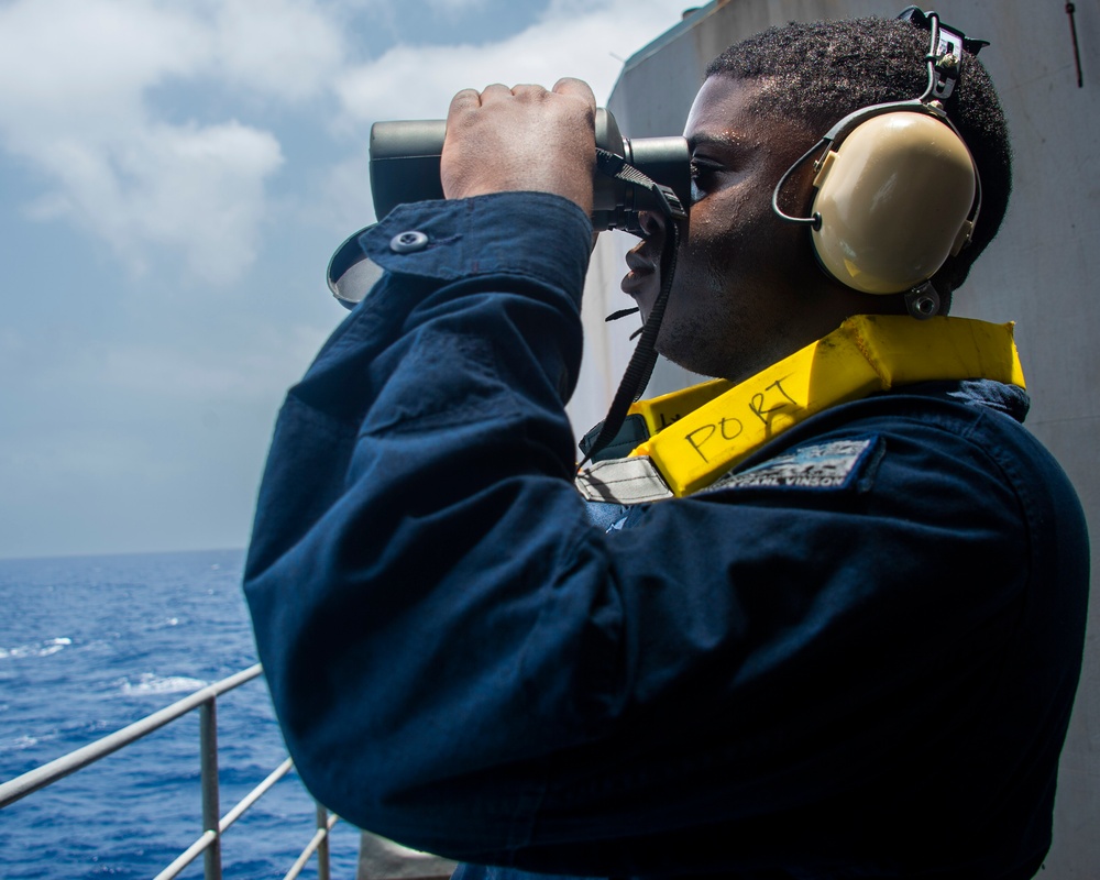 Vinson’s Deployment