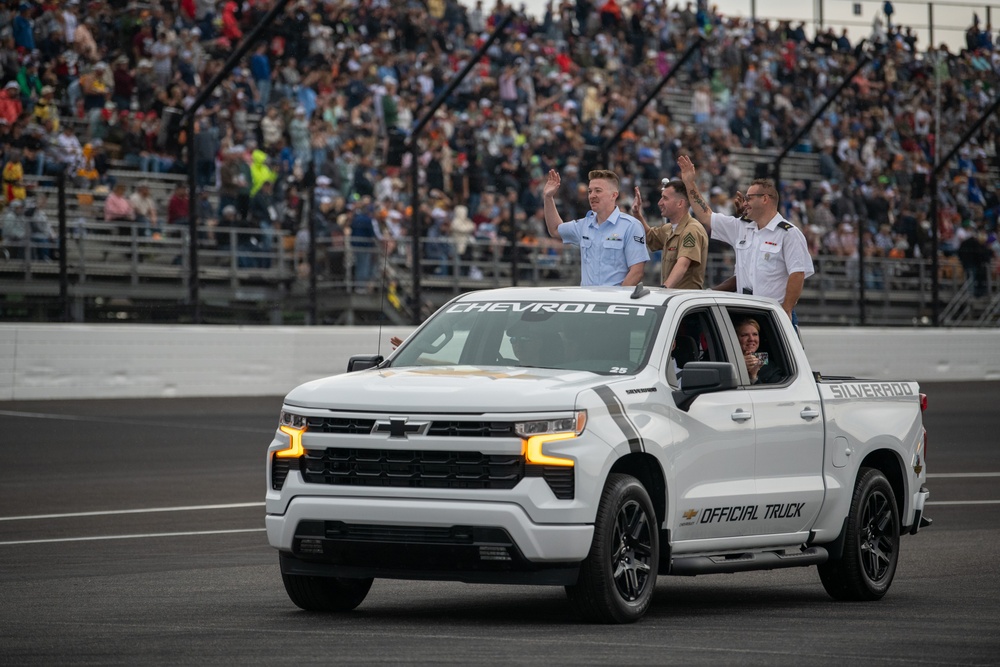 Indiana service members support 2025 Indianapolis 500