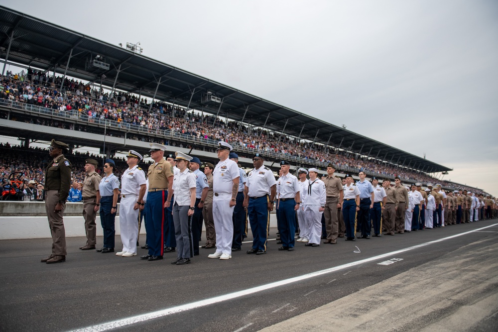 Indiana service members support 2025 Indianapolis 500