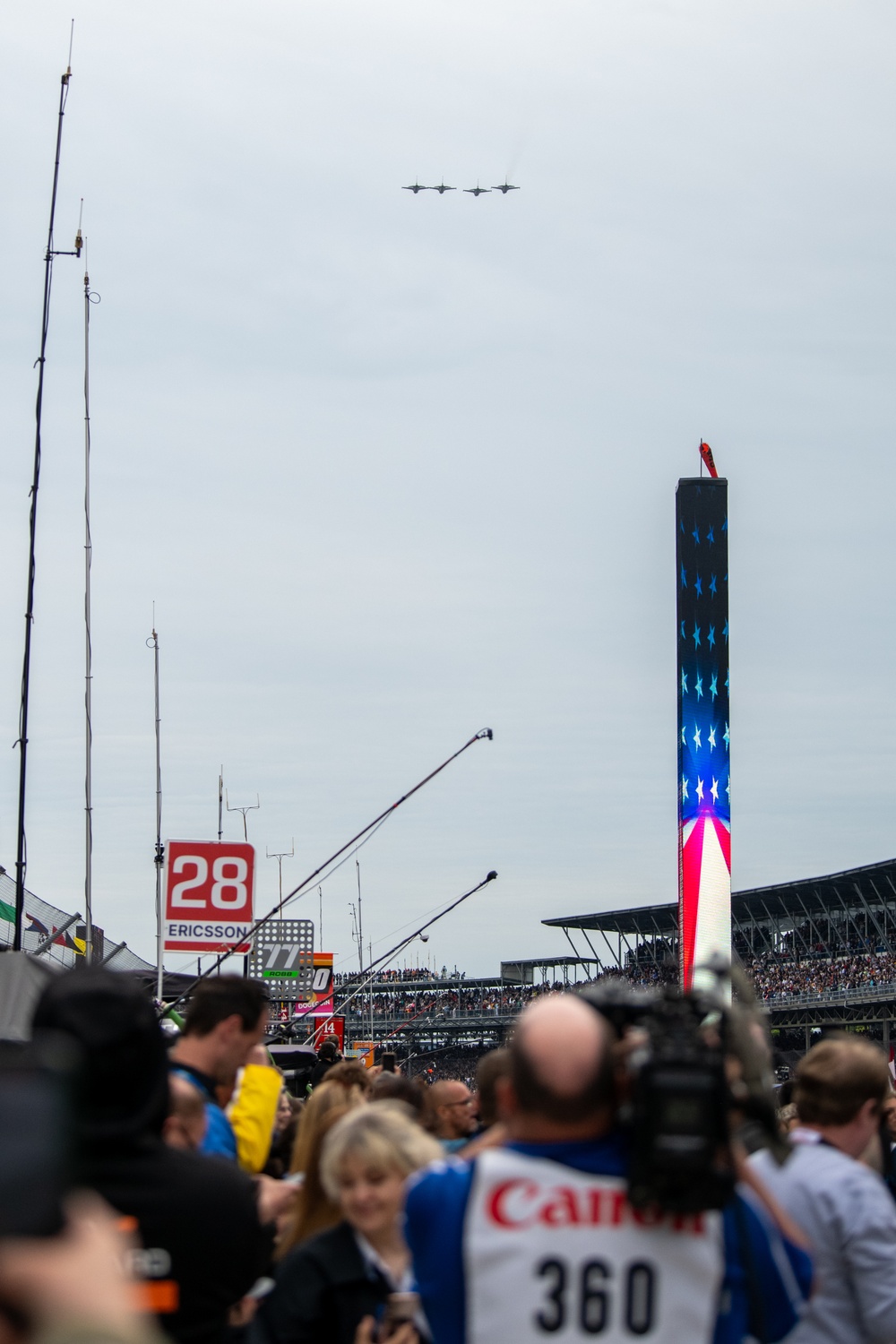 Indiana service members support 2025 Indianapolis 500