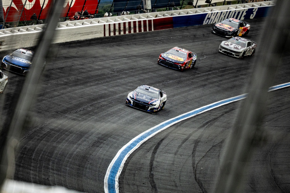 Ross Chastain leads the pack Coca-Cola 600