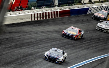 Ross Chastain leads the pack Coca-Cola 600