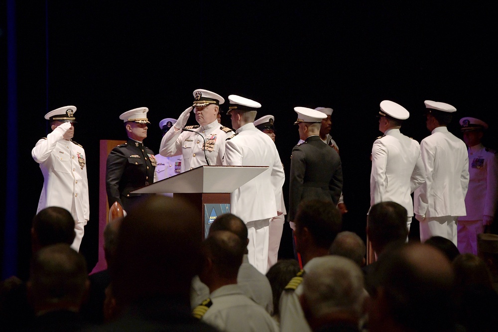 Capt. Robert Betts Assumes Command of NAWCTSD, Capt. Jerin “Tim” James Retires