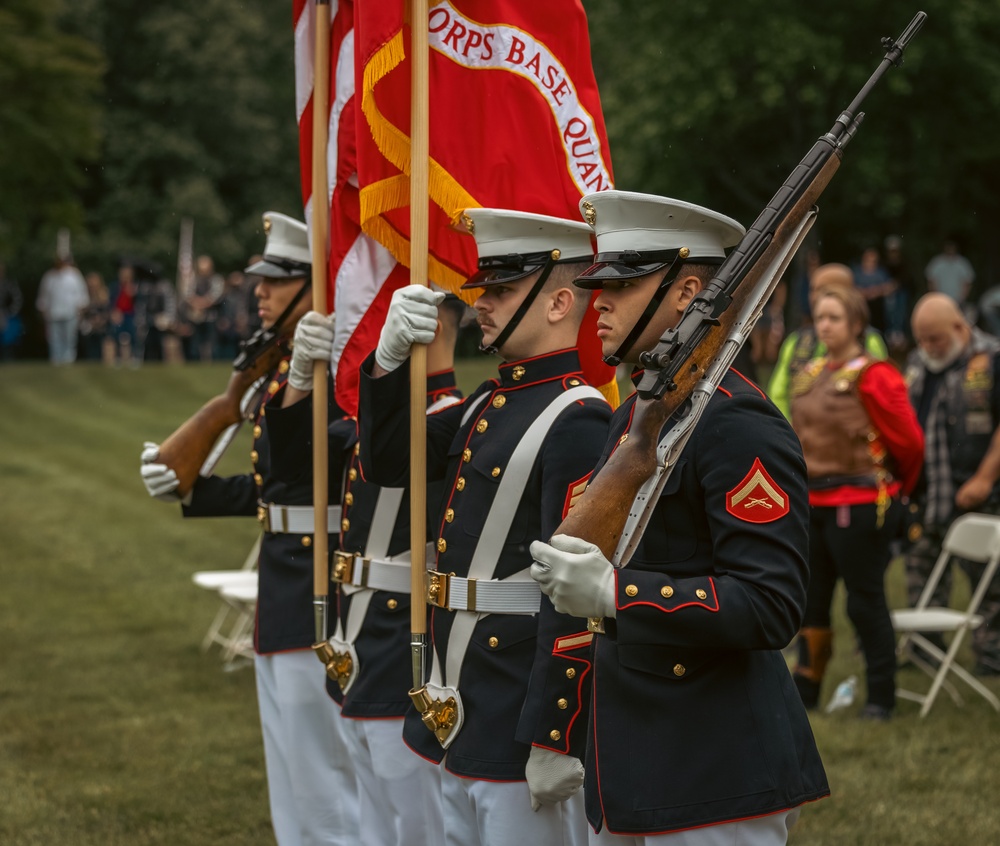Memorial Day Wreath Laying Ceremony at National Memorial Cemetery at Quantico