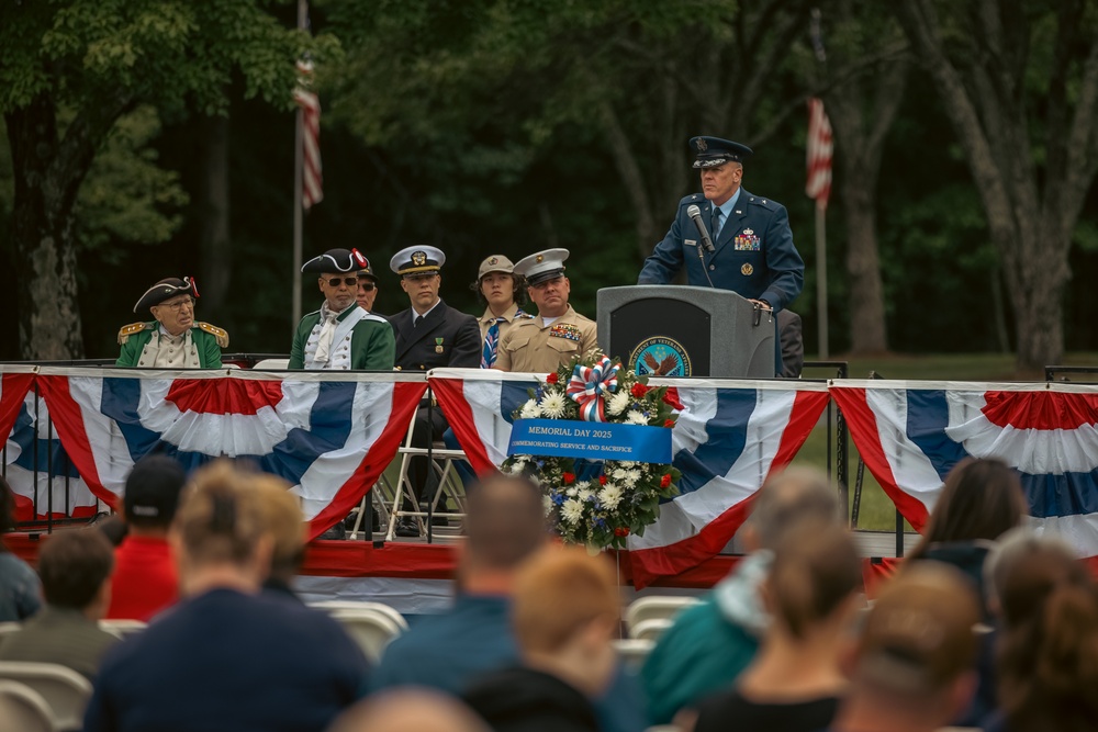 Memorial Day Wreath Laying Ceremony at National Memorial Cemetery at Quantico