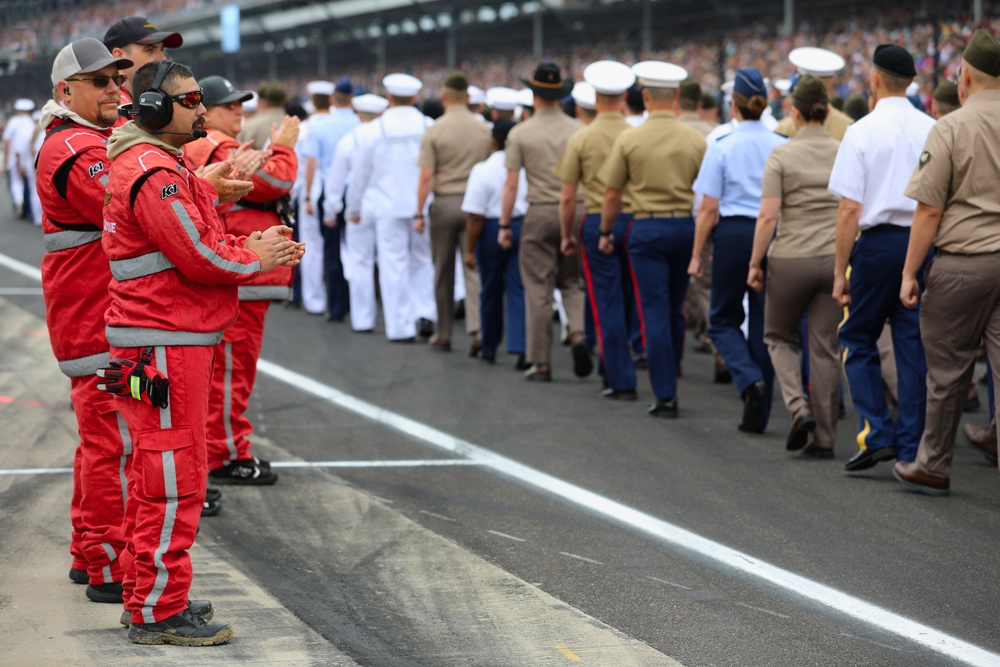 Indiana Guardsmen participate in Indy 500 ceremonies