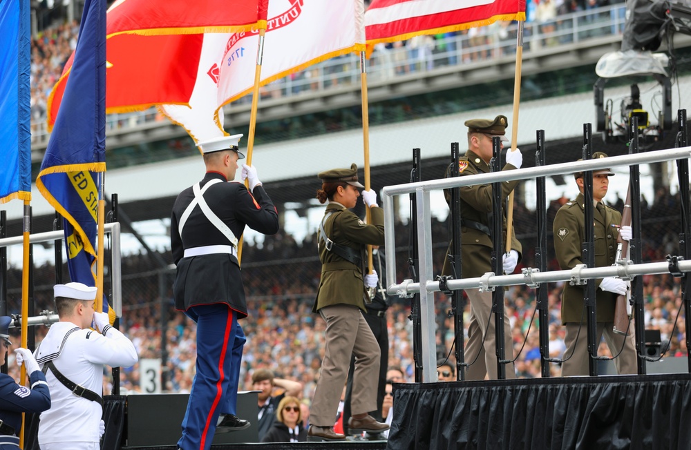 Indiana Guardsmen participate in Indy 500 ceremonies