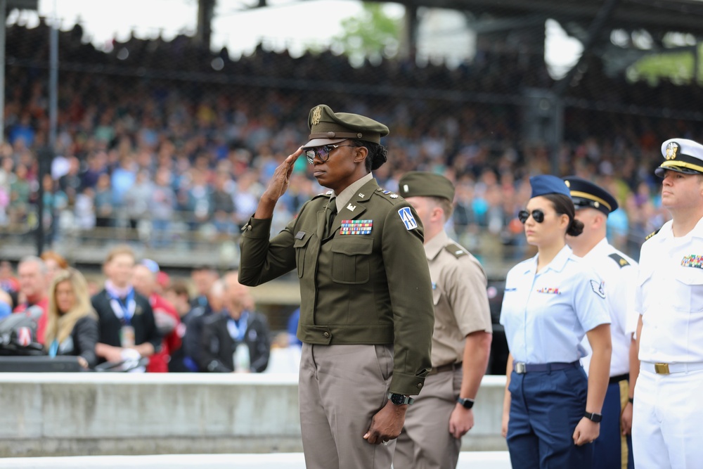 Indiana Guardsmen participate in Indy 500 ceremonies