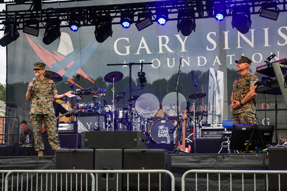 Lt. Dan Band Performs on Marine Corps Base Quantico