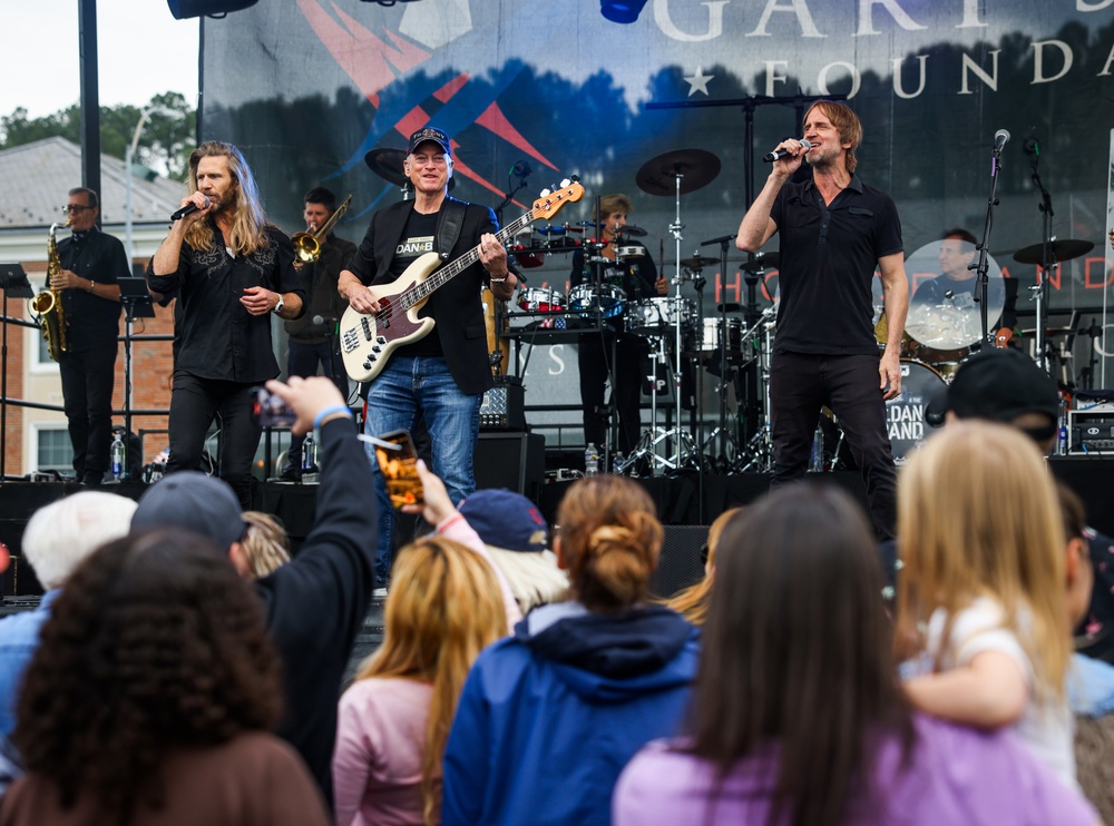 Lt. Dan Band Performs on Marine Corps Base Quantico