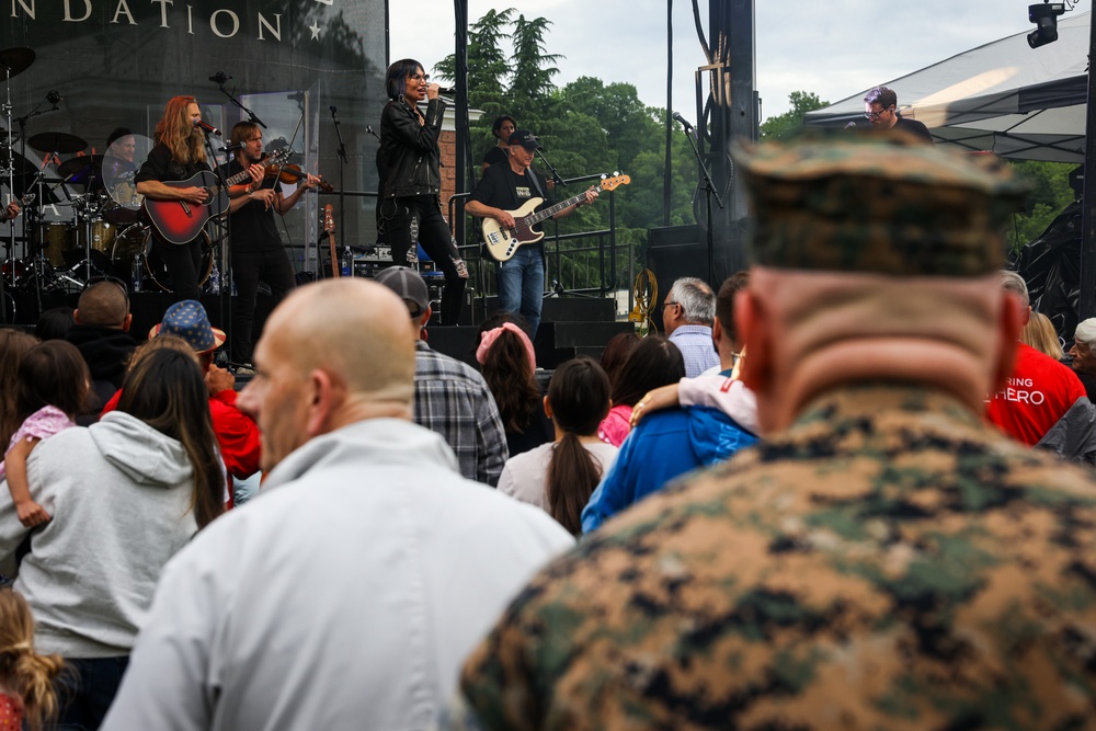 Lt. Dan Band Performs on Marine Corps Base Quantico