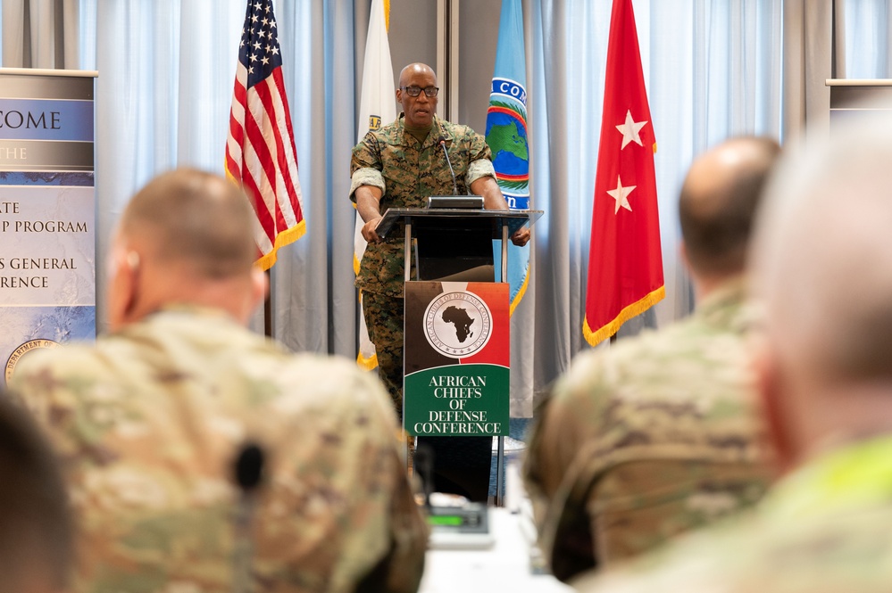 U.S. Africa Command Commander meets with National Guard Leaders at African Chiefs of Defense Conference 2025