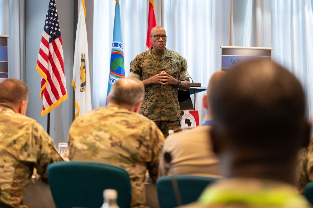 U.S. Africa Command Commander meets with National Guard Leaders at African Chiefs of Defense Conference 2025