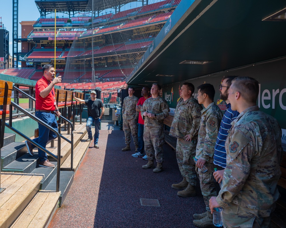 126 CES Visit Busch