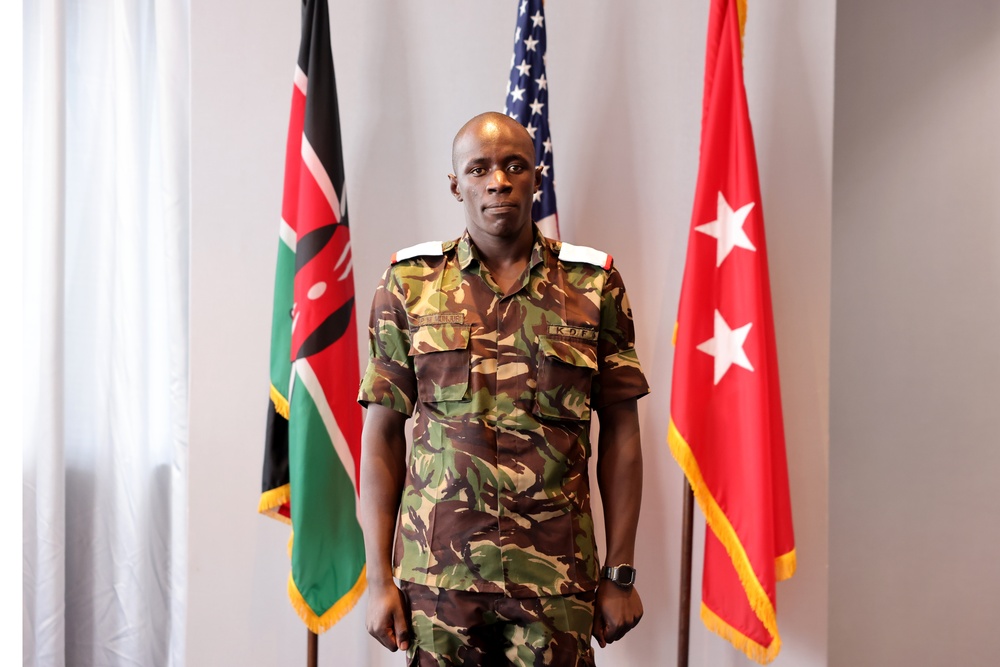Gen. Michael Langley celebrates Kenyan Military Soldiers accepted into U.S. Military Academies at the African Chiefs of Defense Conference 2025