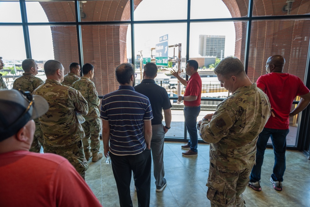126 CES Visit Busch