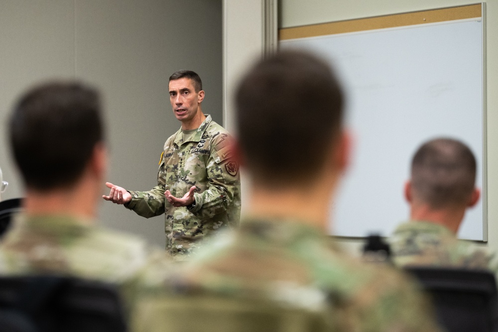 Director Stanton and Troops