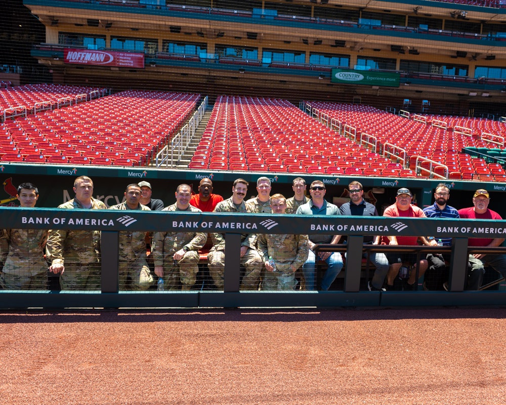 126 CES Visit Busch
