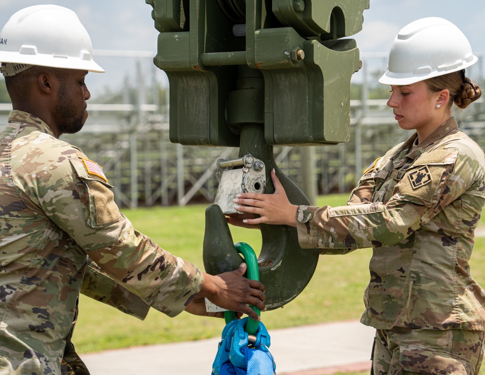 3rd ID 92nd Engineer Battalion Prepare Site for New Rocky the Bulldog Statue