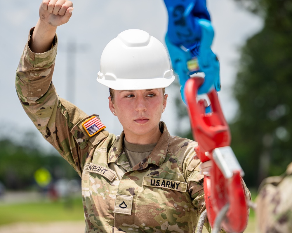 3rd ID 92nd Engineer Battalion Prepare Site for New Rocky the Bulldog Statue