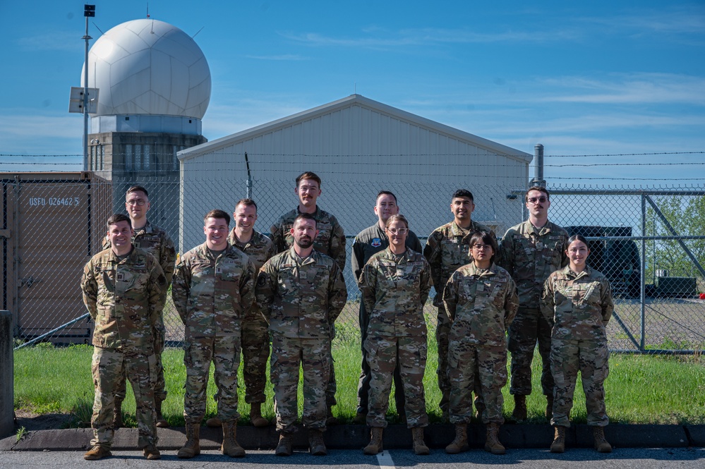 12 Active Duty Airmen from Robins AFB Trained at the 103rd Air Control Squadron