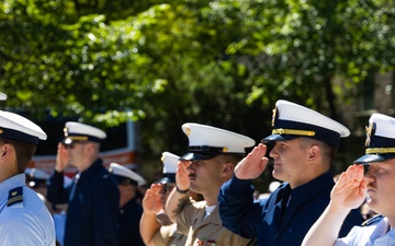Fleet Week New York 2025: Memorial Day Ceremony at the Soldiers and Sailors Monument