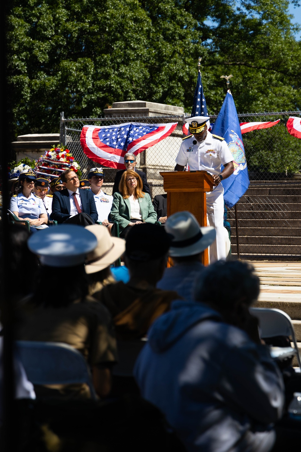Fleet Week New York 2025: Memorial Day Ceremony at the Soldiers and Sailors Monument
