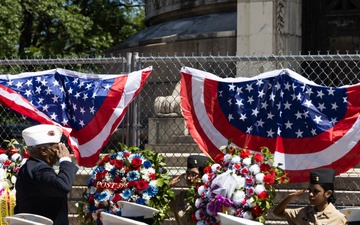 Fleet Week New York 2025: Memorial Day Ceremony at the Soldiers and Sailors Monument