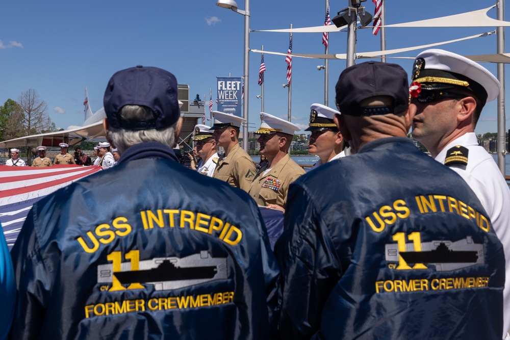 Fleet Week New York 2025: Memorial Day Ceremony at the Intrepid Museum