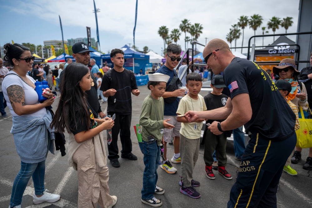 Recruiters arrive at Fleet Week L.A.