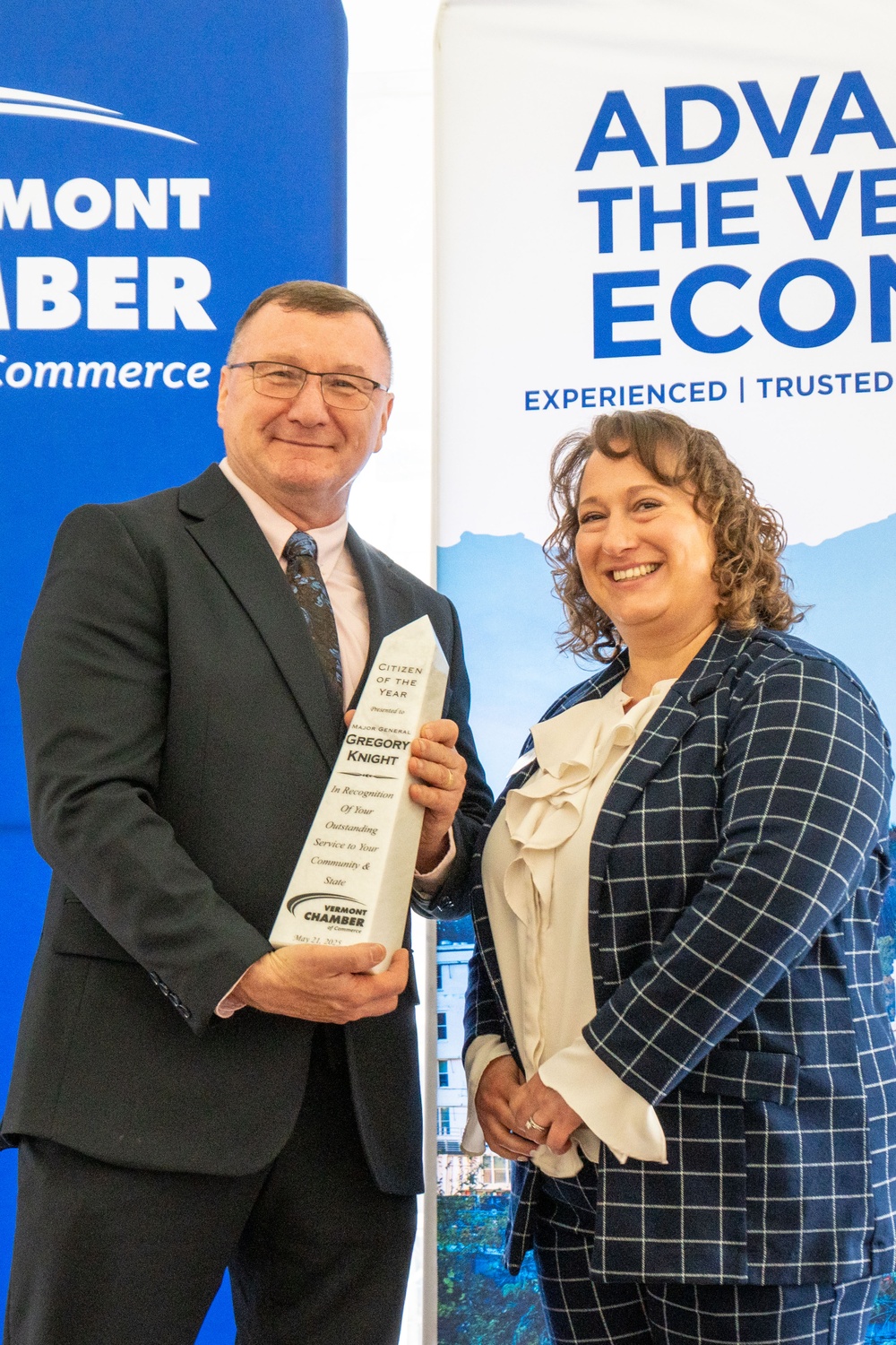 Vermont Chamber of Commerce Celebrates Major General Knight as 2025 Citizen of the Year