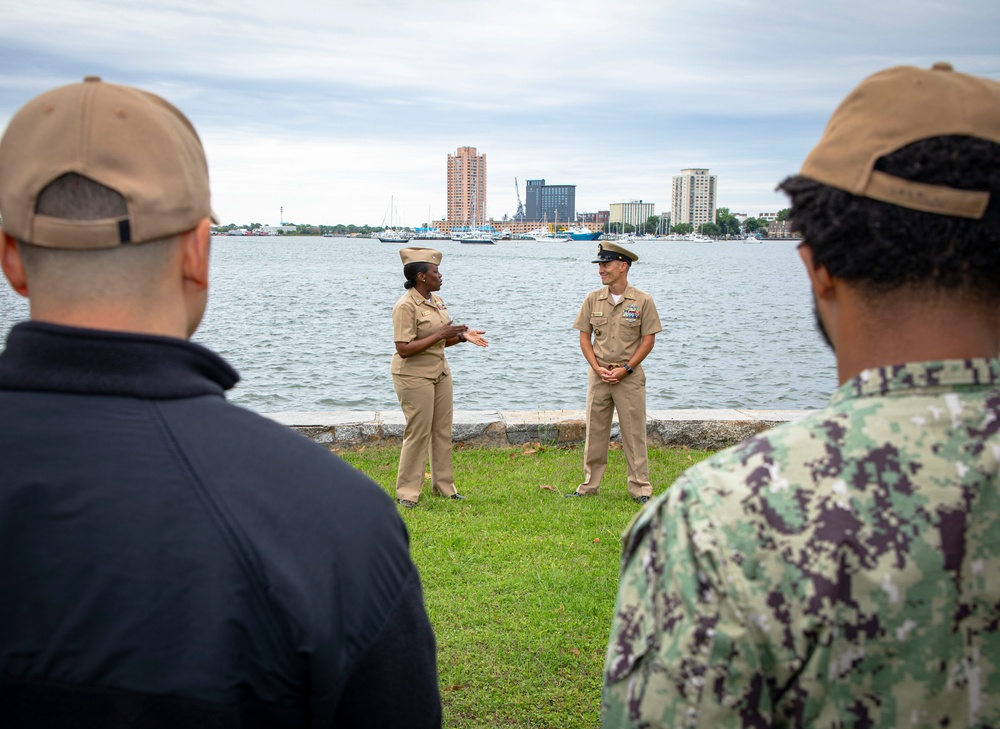 Naval Medical Forces Atlantic Personnel Specialist Selected for Advancement to Master Chief Reenlists