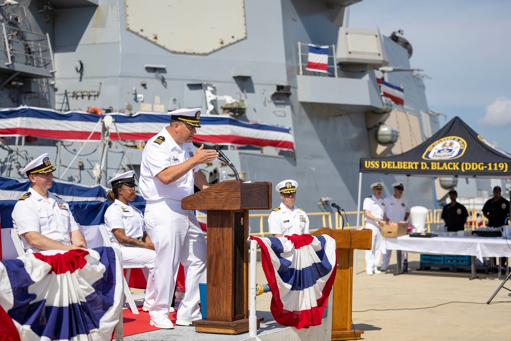 USS Delbert D. Black (DDG 119) Change of Command